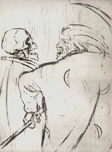 Der Ackermann und der Tod: Sense