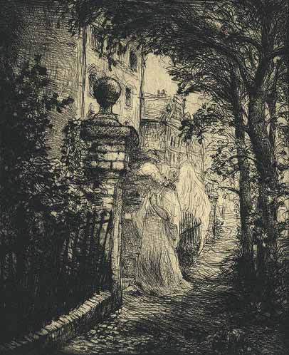 Für Georg Trakl: Der Engel in der Straße