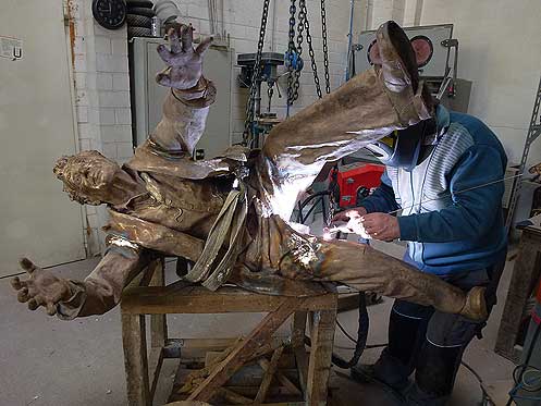 Der Glücksfänger zu Wittenburg: Schweißarbeiten