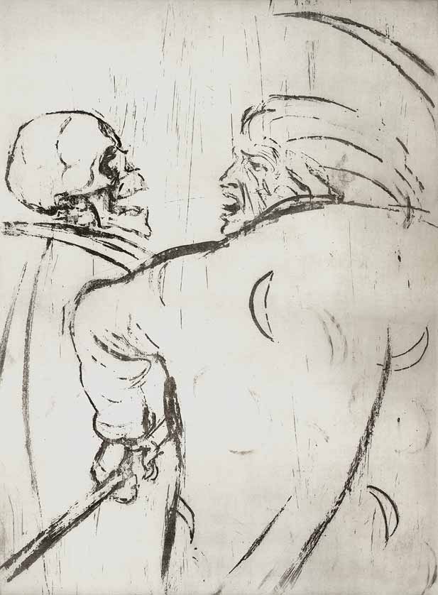 Der Ackermann und der Tod: Sense